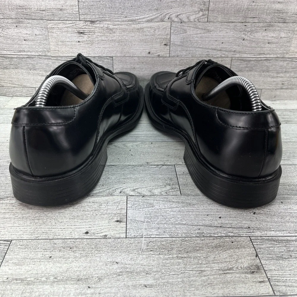 Rockport Apron Toe‎ Oxford Black Leather Dress Shoes K57116 Men Size 10